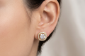 Boucles d'oreilles Carrés Dorés