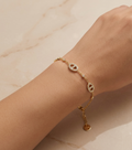 Bracelet Maillons Ovals & Strass