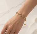 Bracelet Trèfle & Perles
