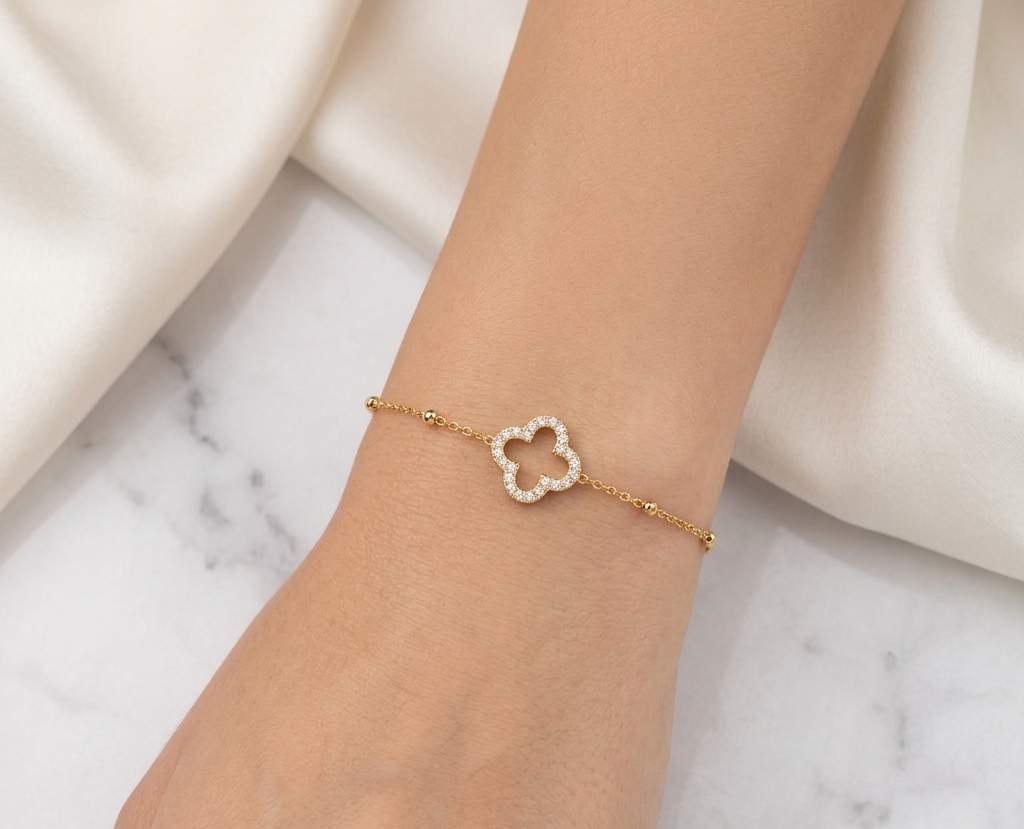 Bracelet Trèfle d'Or