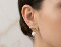 Boucles d'Oreilles Comète & Perle d'Eau