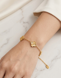 Bracelet Pétales d'Or