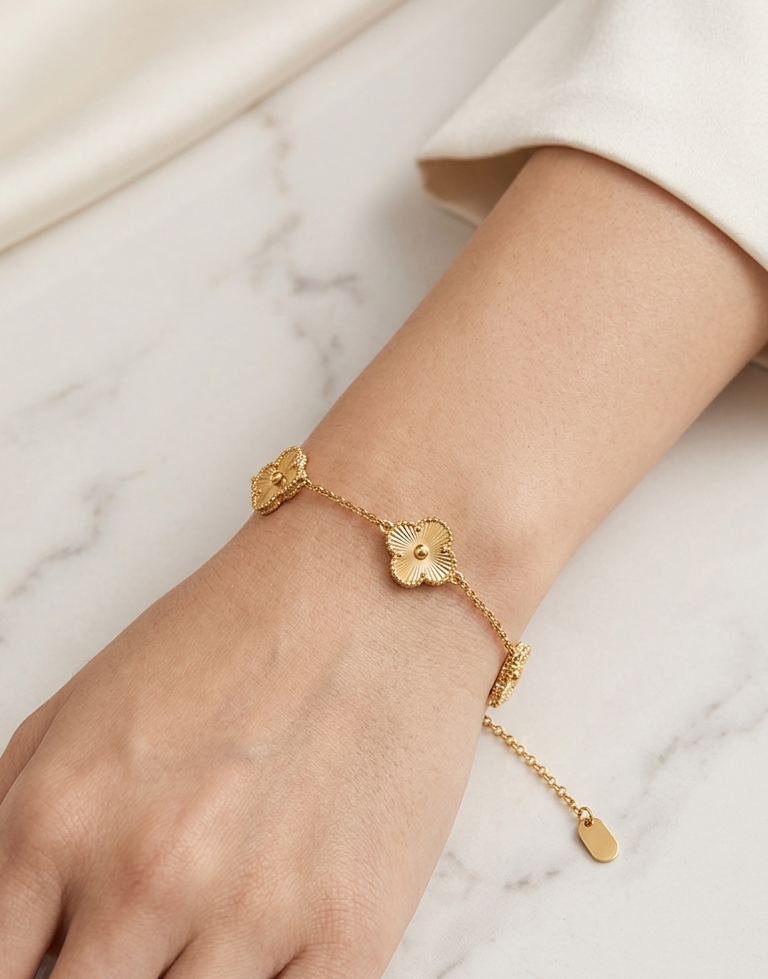 Bracelet Pétales d'Or