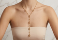 Long necklace with pendant