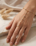 Bracelet à chaîne perlée